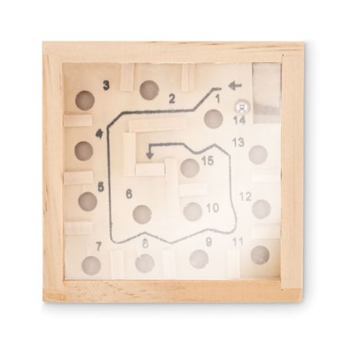 Labyrinth game pine wood - Image 2